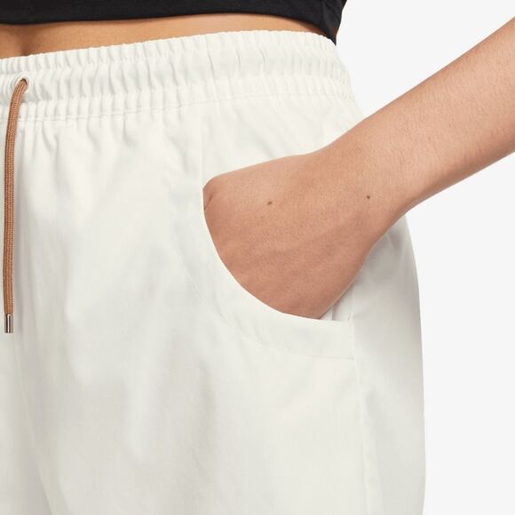 Air Jordan Women's Woven Shorts Beige Tan Black Pockets New DZ3343-133 Small S - Picture 15 of 16